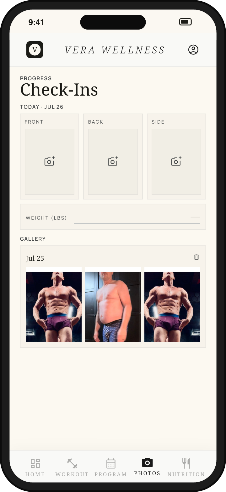 Phone: guided photo check-in day